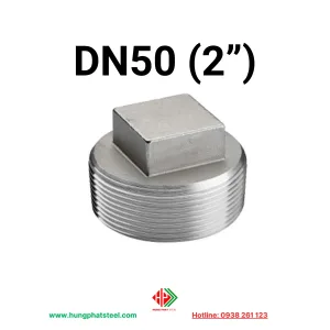 Nút bịt ren inox DN50 (D60)