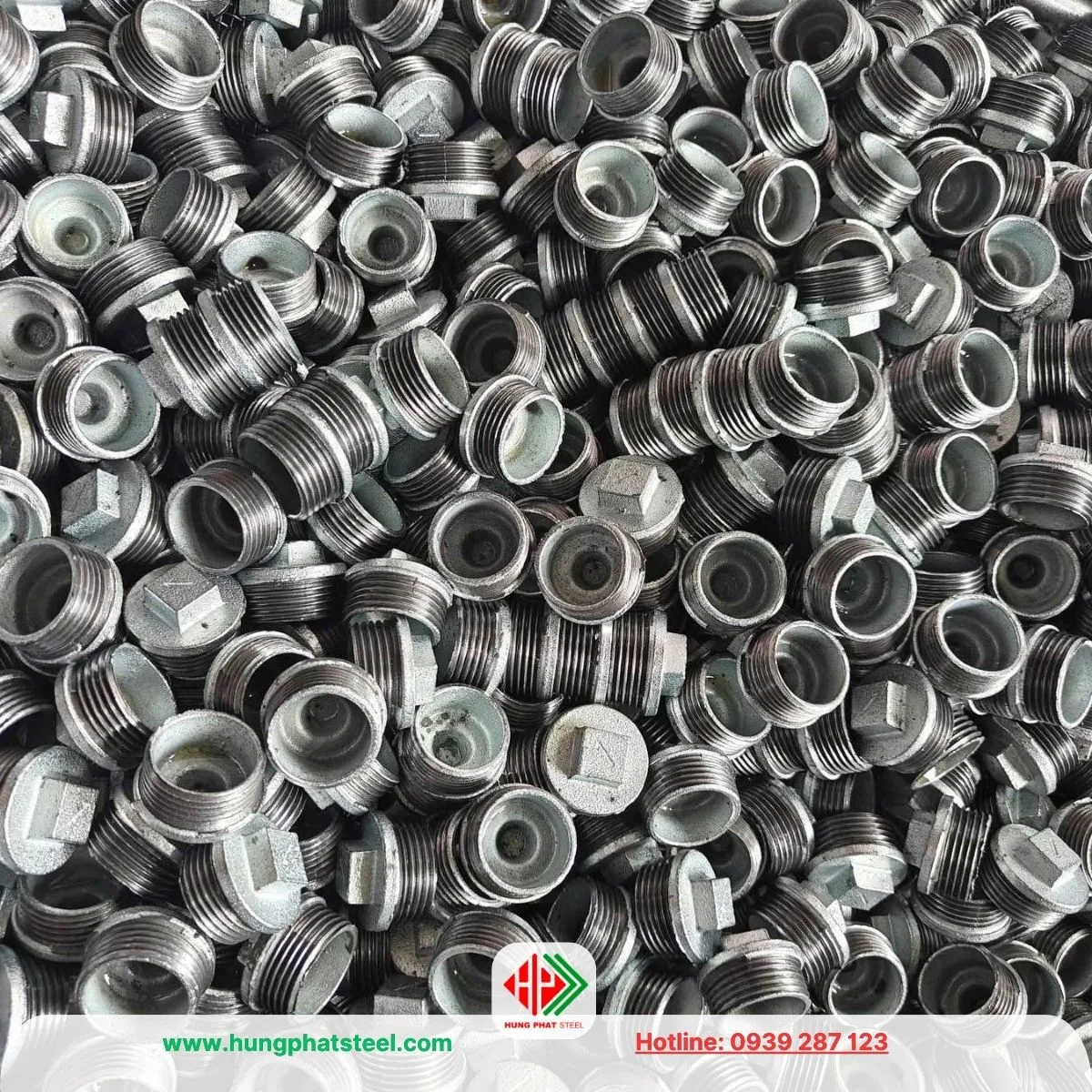Nút bịt ren mạ kẽm DN25 (Phi 34)