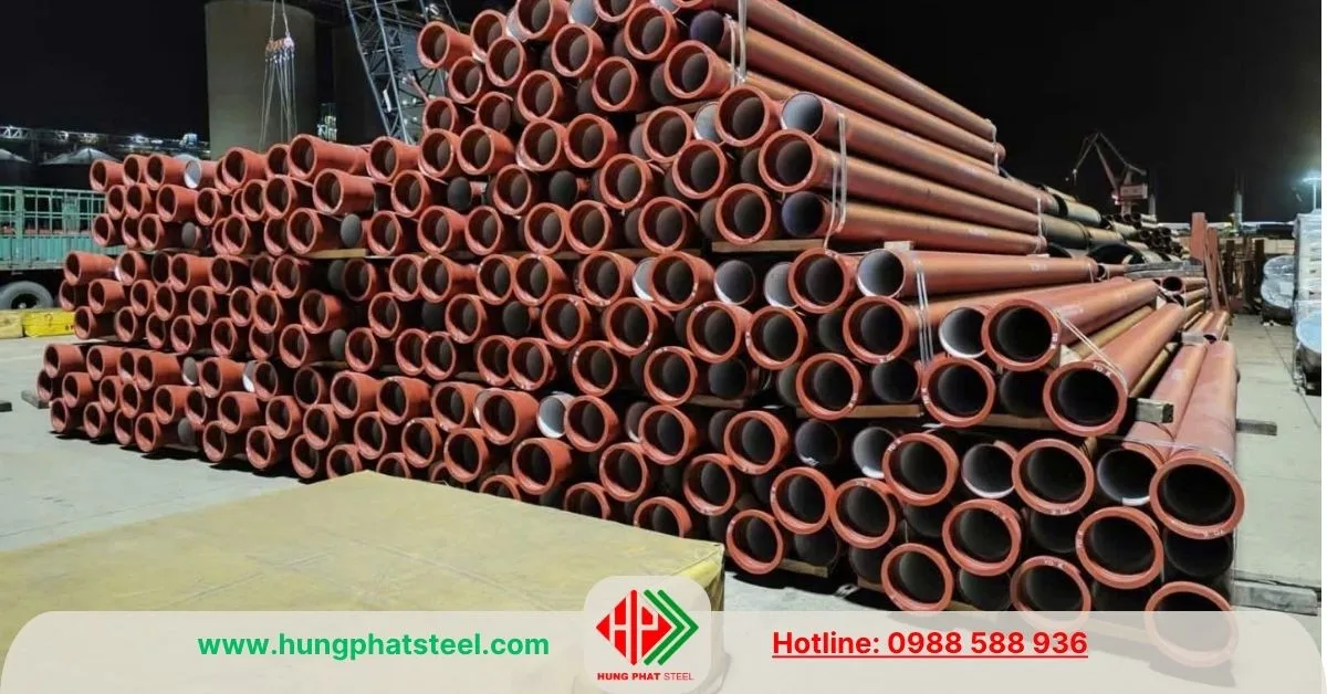Ống Gang Cầu (Ductile Iron Pipe / DIP)