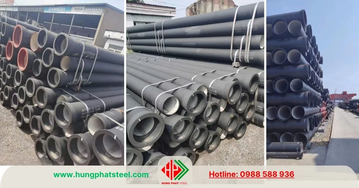 Ống Gang Cầu (Ductile Iron Pipe / DIP)