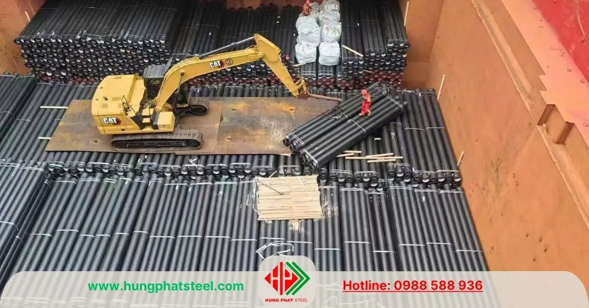 Ống Gang Cầu (Ductile Iron Pipe / DIP)
