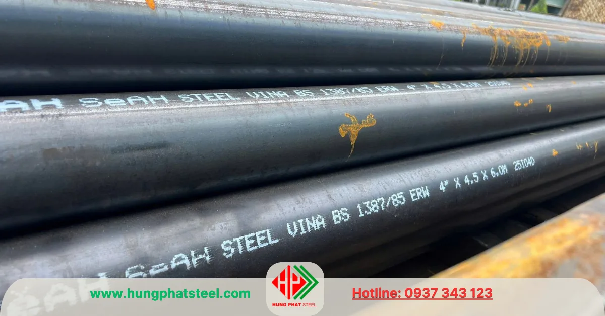 Ống Thép SeAH Phi 114 (DN100)