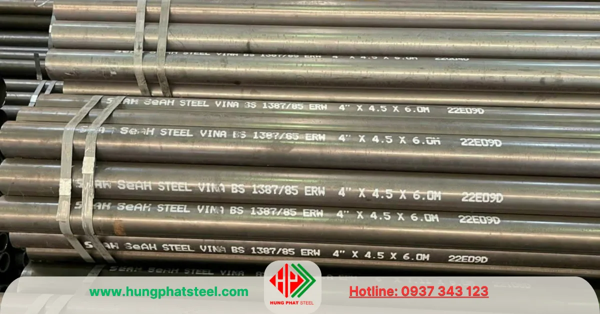 Ống Thép SeAH Phi 114 (DN100)