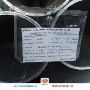 Ống thép SeAH phi 168 (DN150)