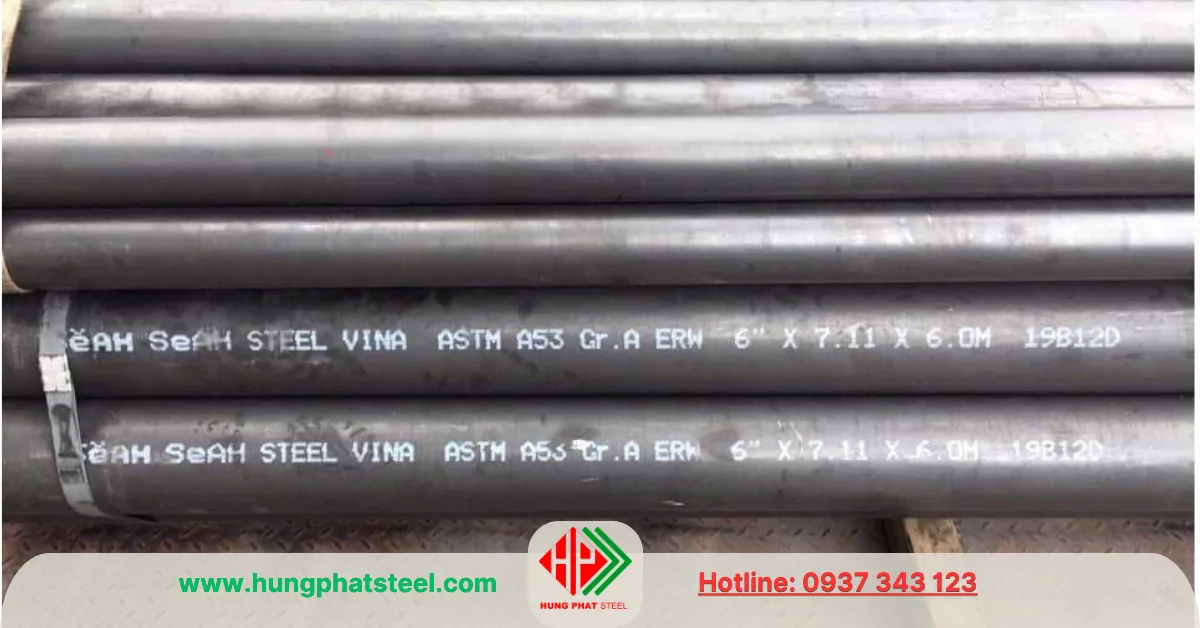 Ống thép SeAH phi 168 (DN150)
