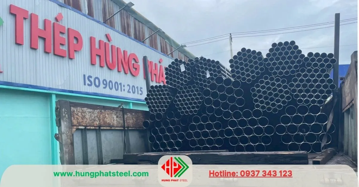 Ống thép đen dẫn nước