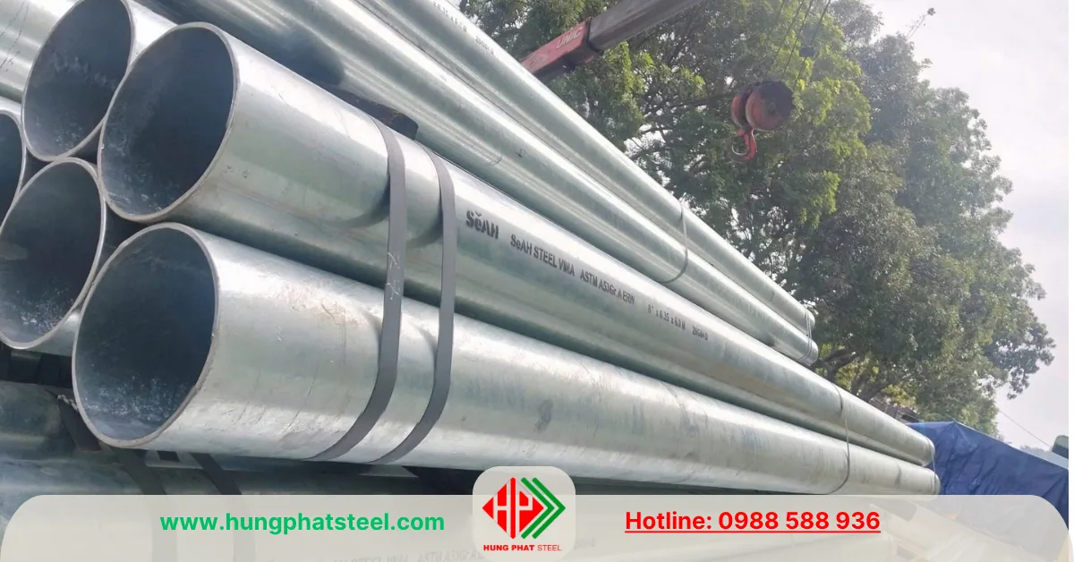 Ống thép mạ kẽm SeAH DN200 (8inch)