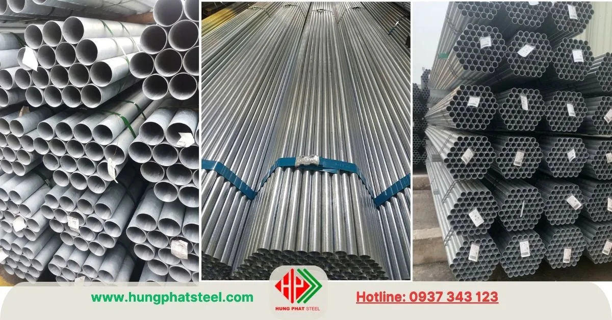 Ống thép mạ kẽm dẫn khí có phù hợp không