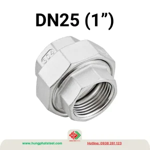 Rắc Co INOX DN25 (D34)