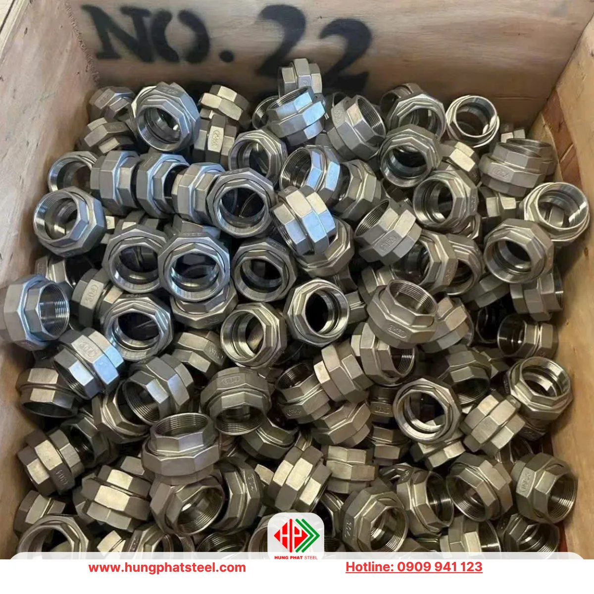 Rắc Co INOX DN50 (D60)