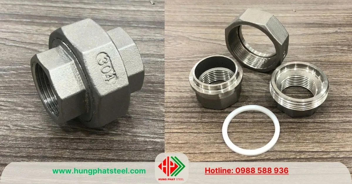 Rắc Co INOX DN50 (D60)