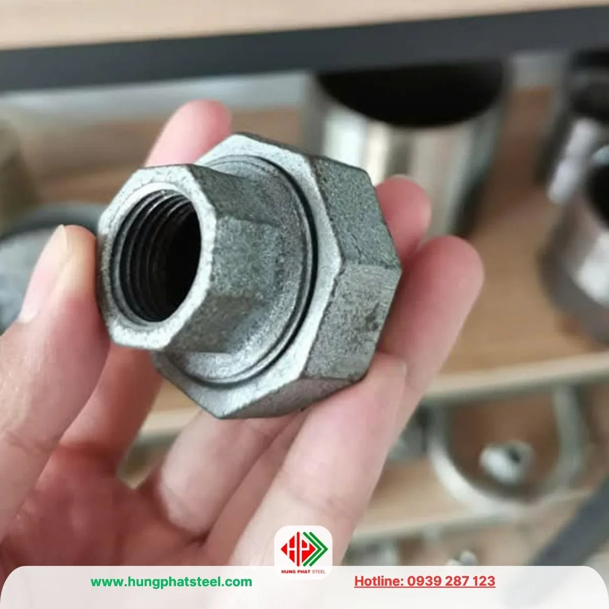 Rắc Co Mạ Kẽm DN15 (D21)