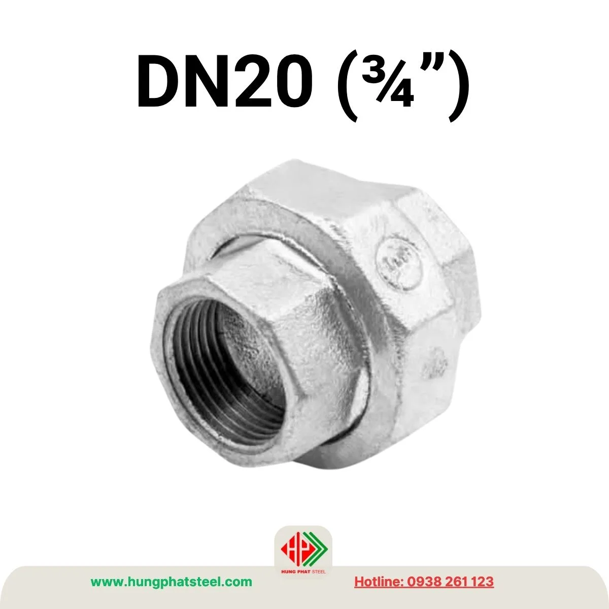 Rắc Co Mạ Kẽm DN20 (D27)