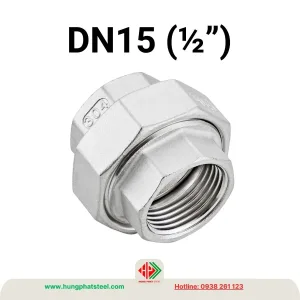 Rắc co INOX DN15 (D21)