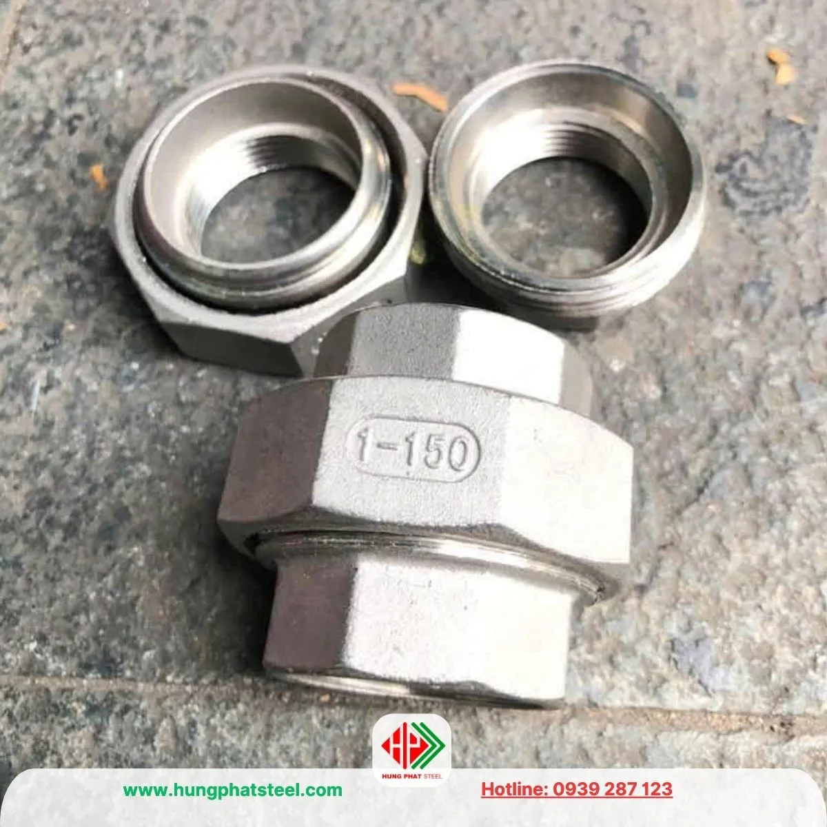 Rắc co INOX DN25 (D34)