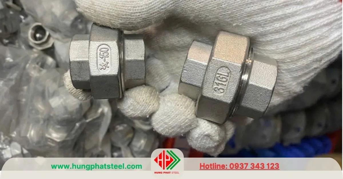 Rắc co inox 316 DN20