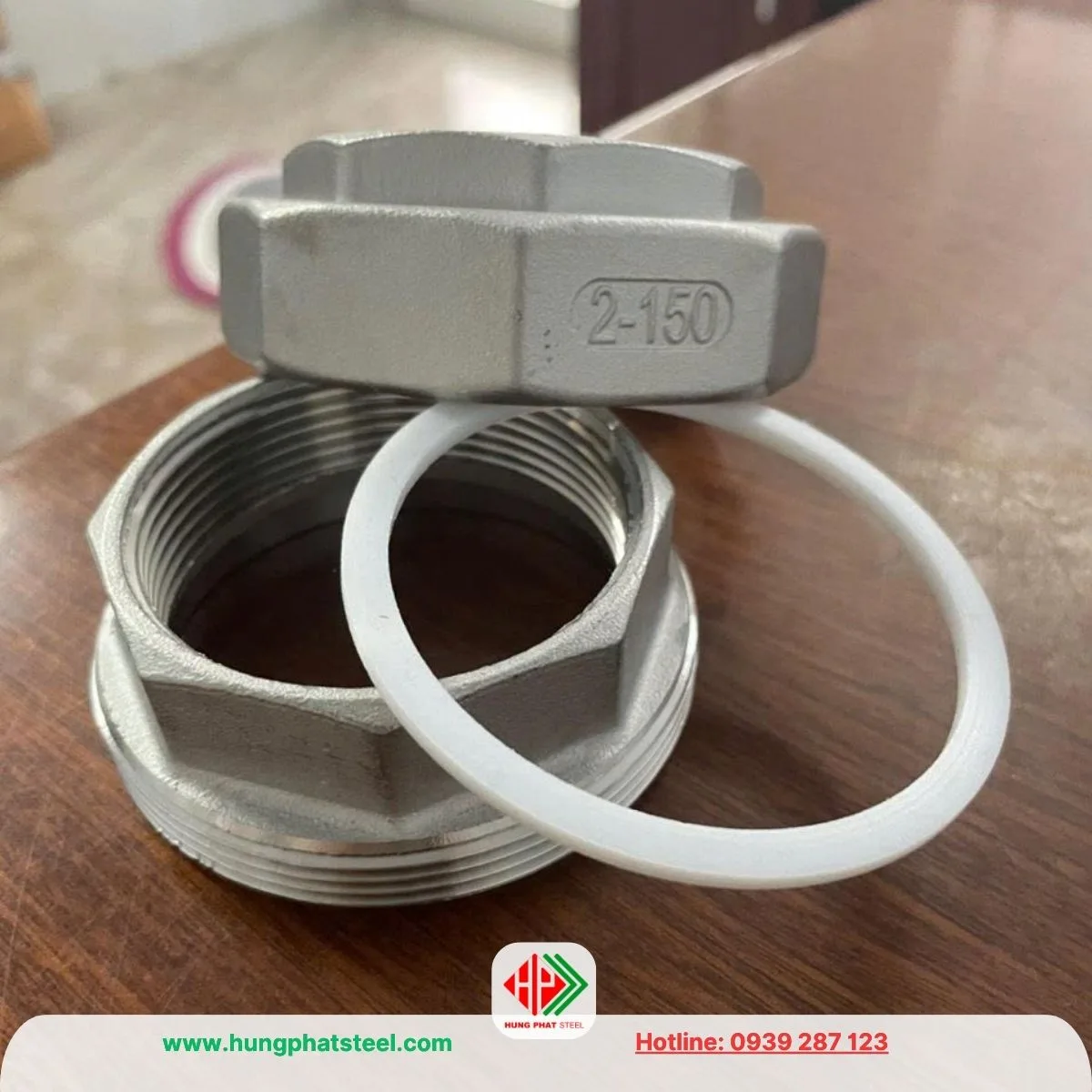 Rắc co inox DN50 (D60)