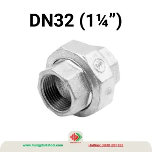 Rắc co mạ kẽm DN32 (D42)