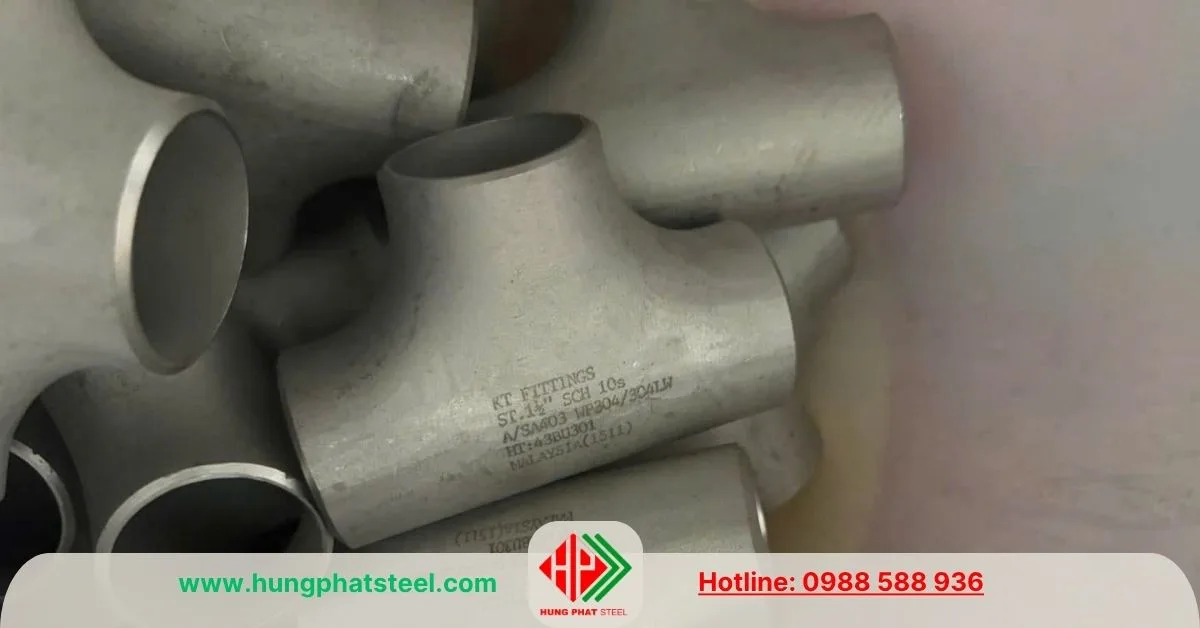 Tê Hàn INOX DN40 (D49)