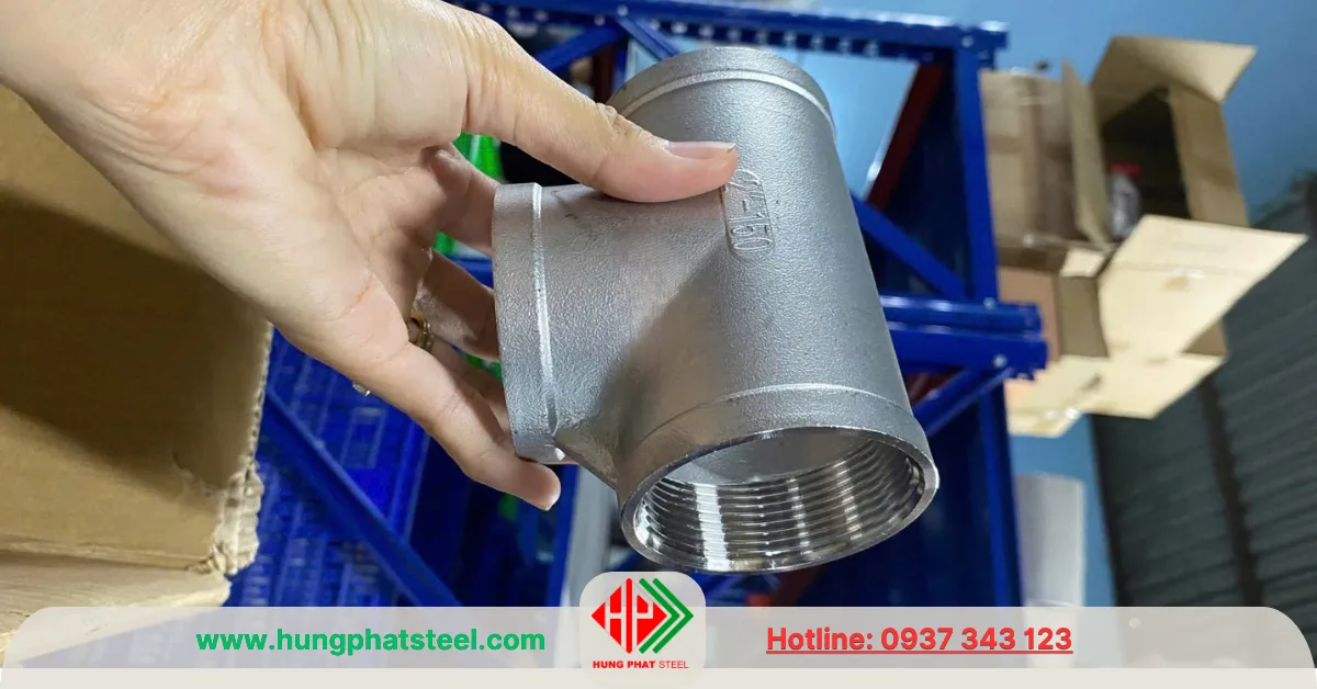 Tê Ren INOX DN50 (D60)