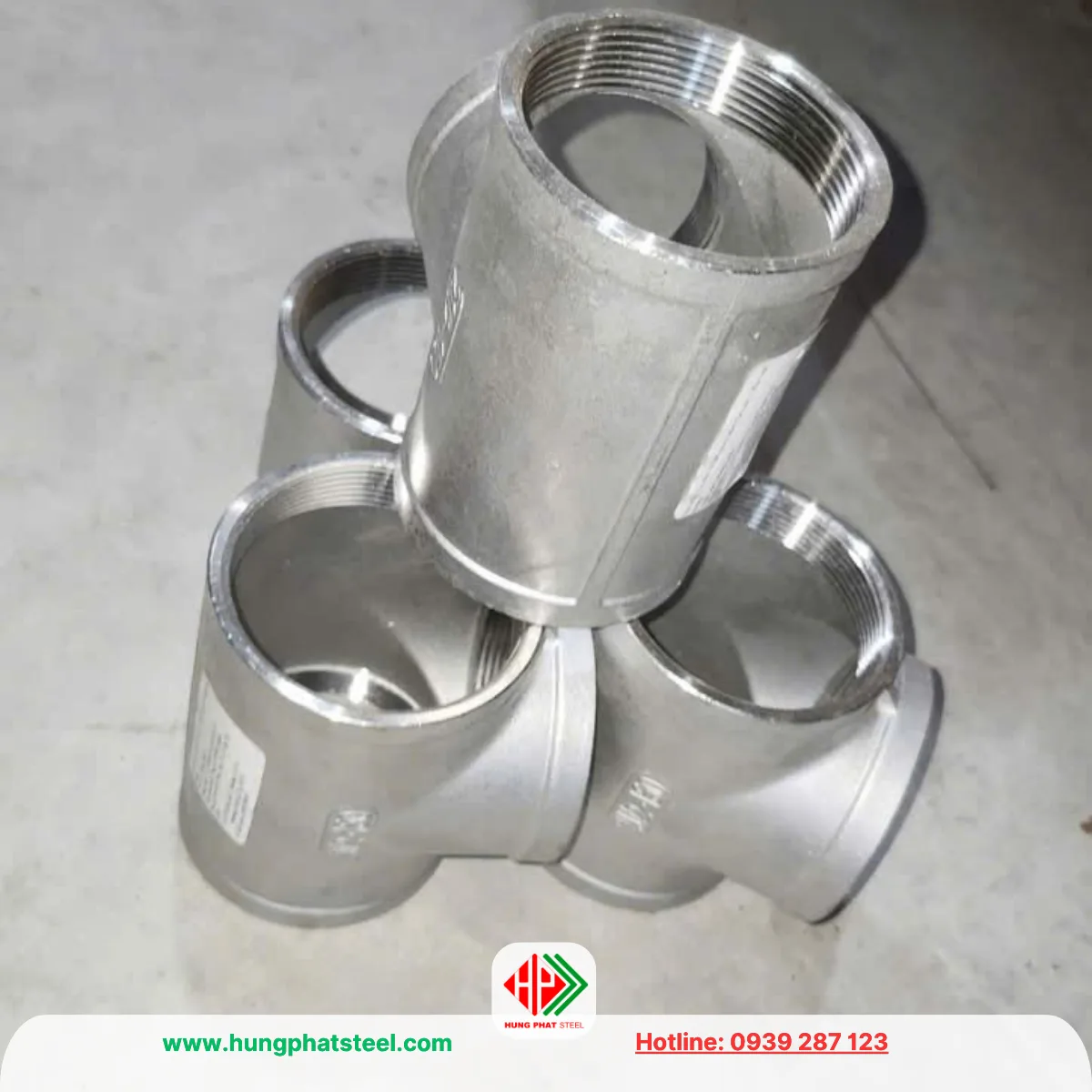 Tê Ren INOX DN65