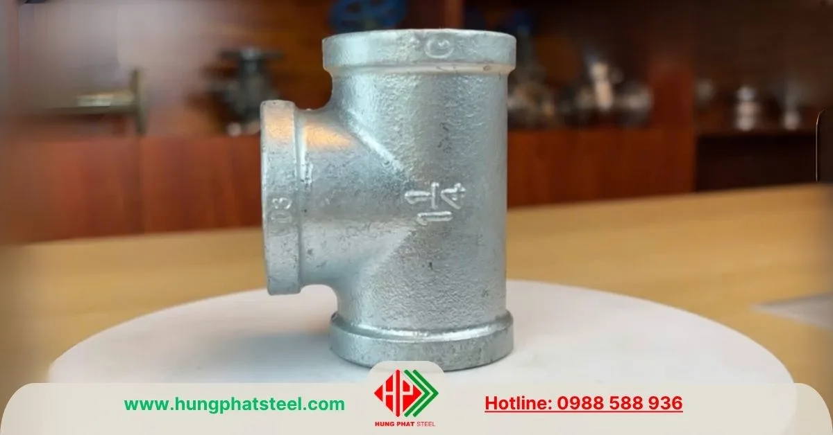 Tê Ren Mạ Kẽm DN32 (D34)