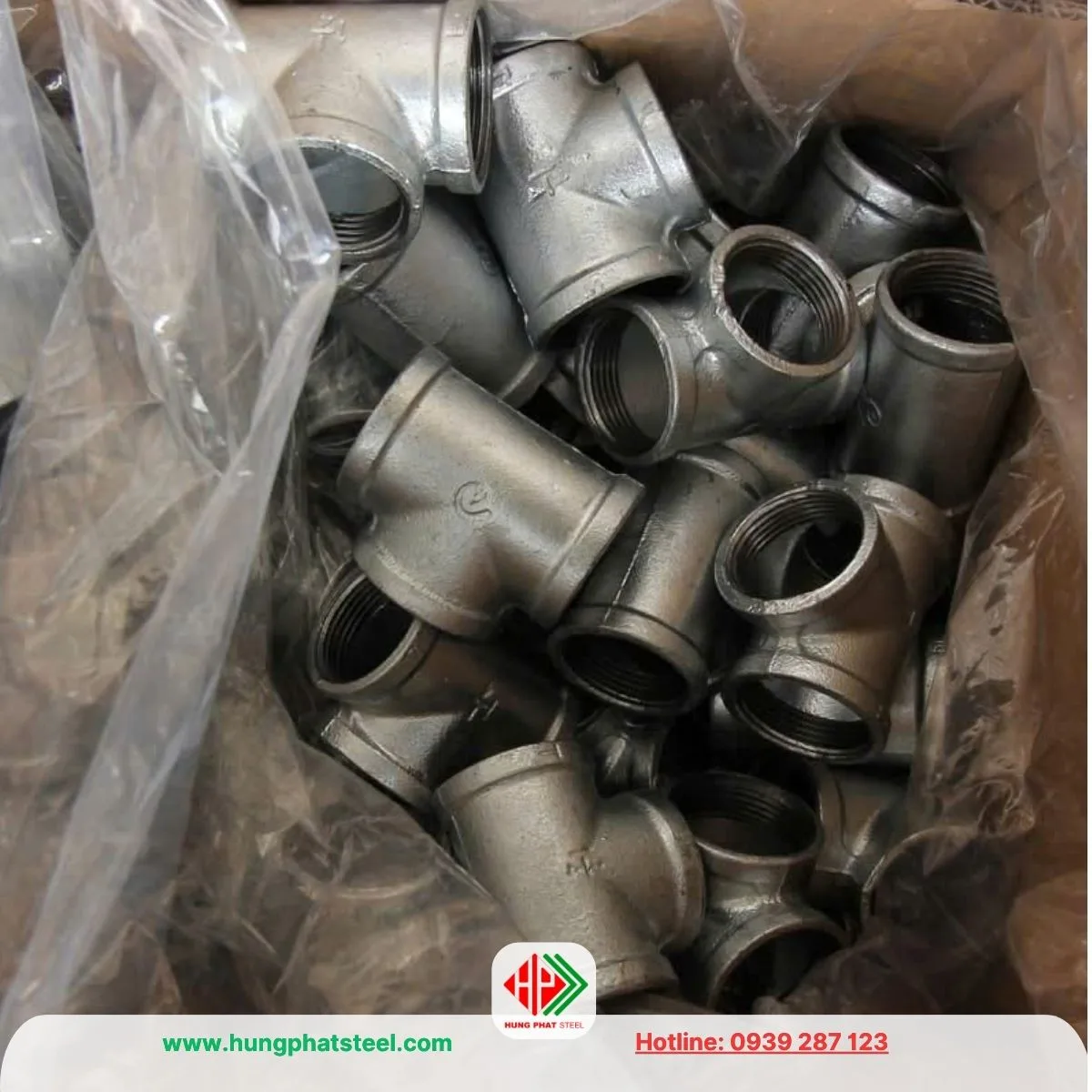 Tê Ren Mạ Kẽm DN32 (D34)
