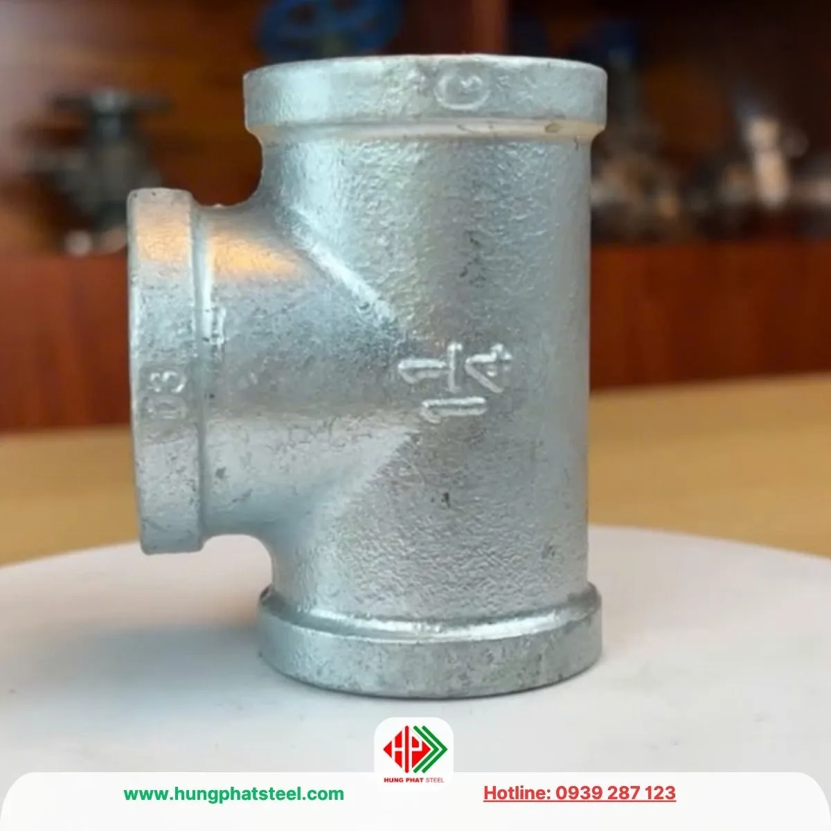 Tê Ren Mạ Kẽm DN32 (D34)