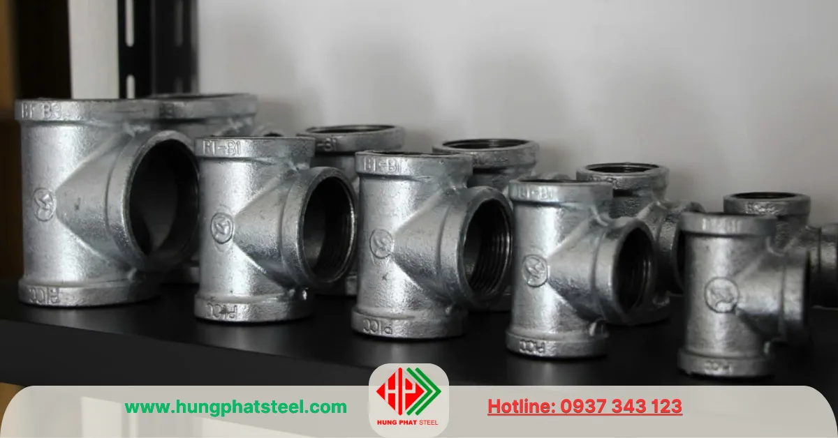 Tê Ren Mạ Kẽm DN32 (D42)