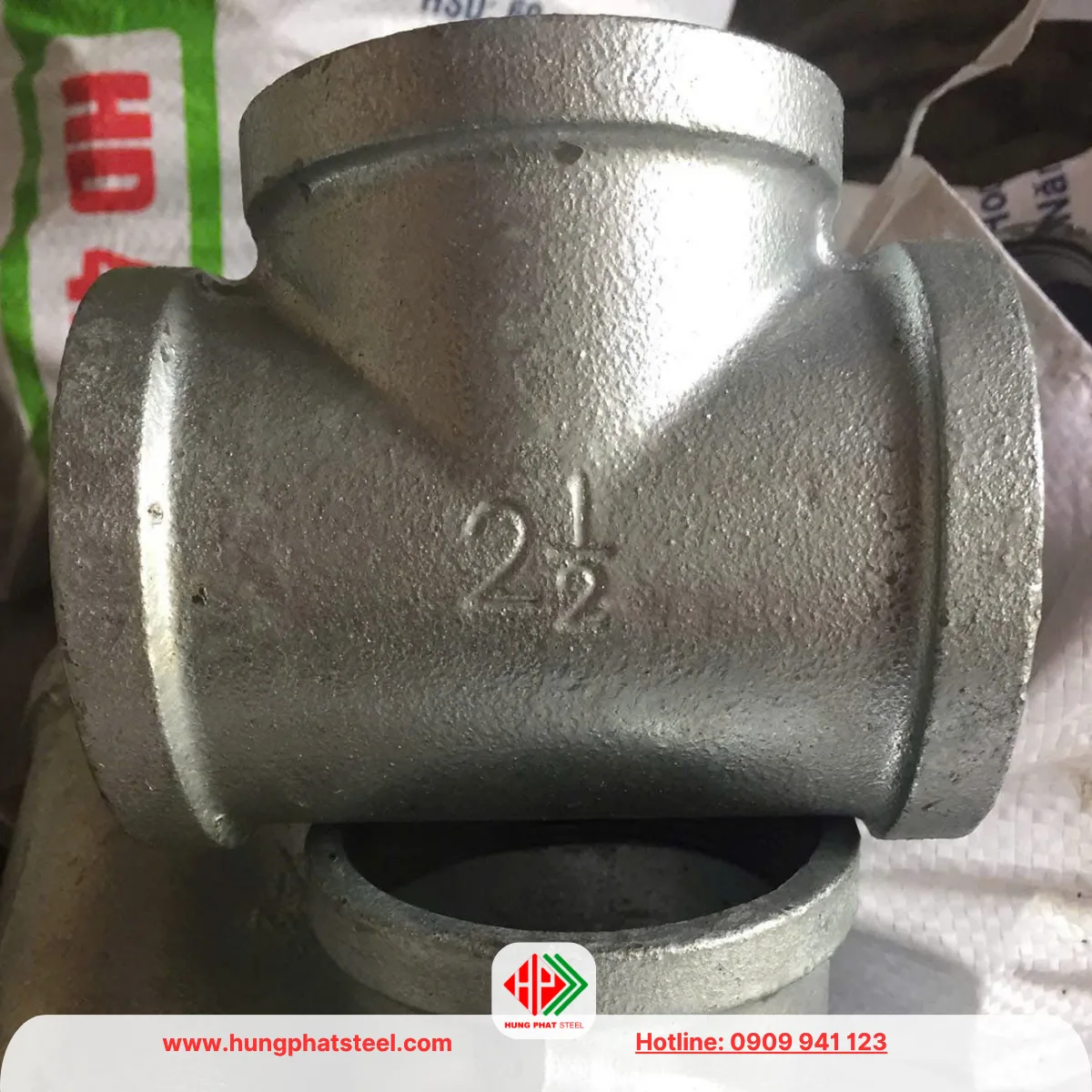 Tê Ren Mạ Kẽm DN65