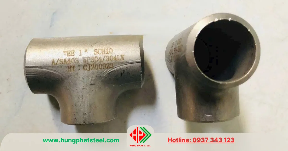Tê hàn INOX DN25 (D34)