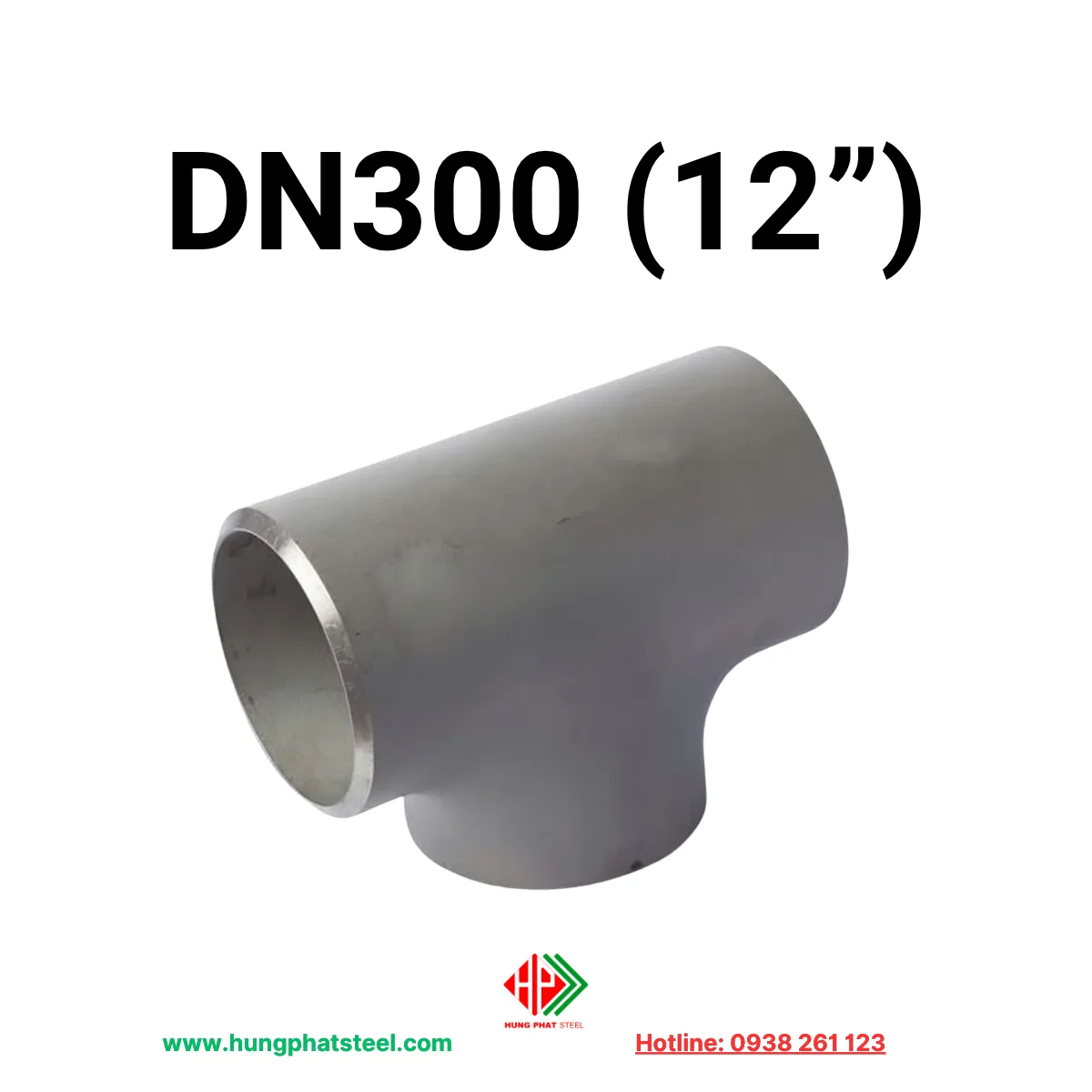 Tê hàn INOX DN300 (D325)