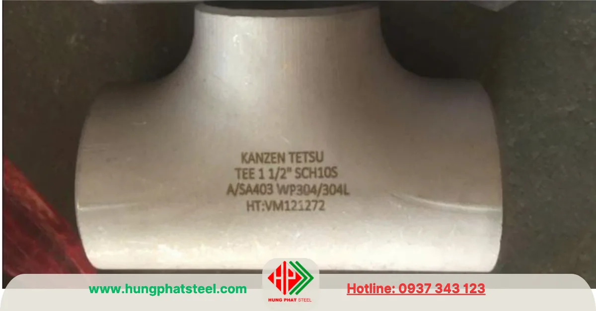 Tê hàn INOX DN40 (D49)
