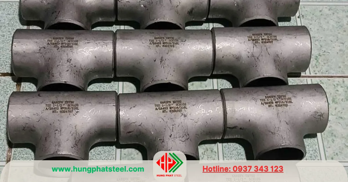 Tê hàn INOX DN40 (D49)