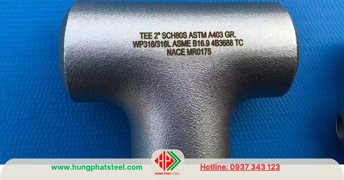 Tê hàn INOX DN50 (D60)