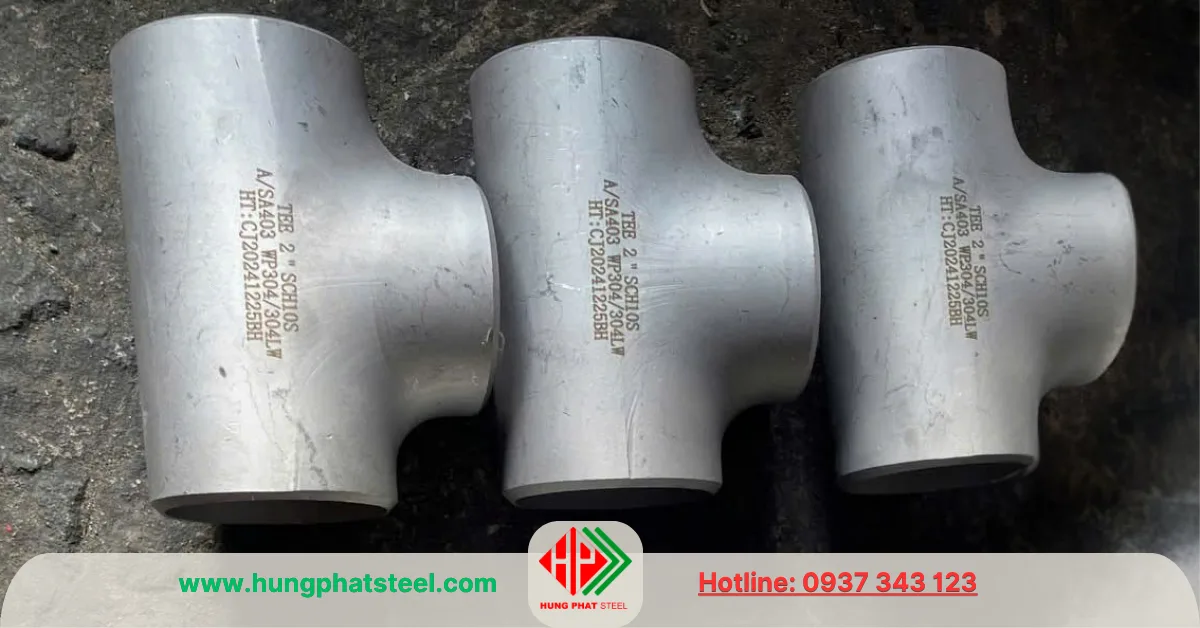 Tê hàn INOX DN50 (D60)