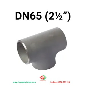 Tê hàn INOX DN65