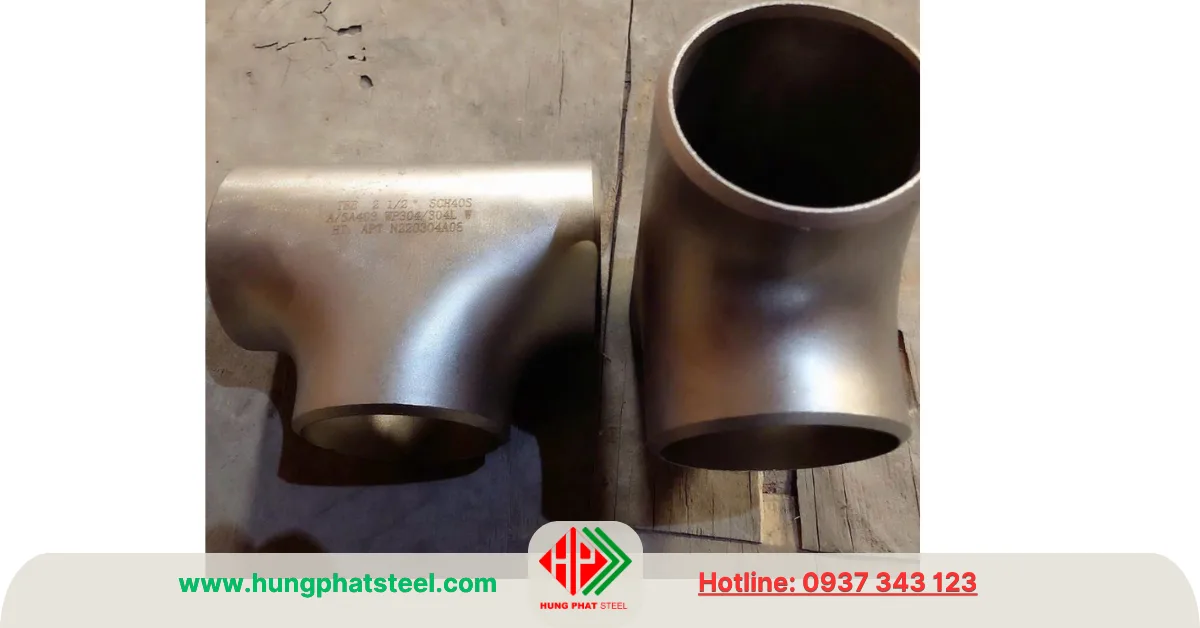 Tê hàn INOX DN65