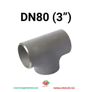 Tê hàn INOX DN80 (D90)