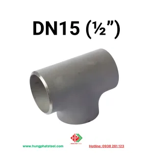 Tê hàn inox DN15 (d21)