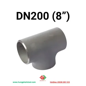 Tê hàn inox DN200 (D219)