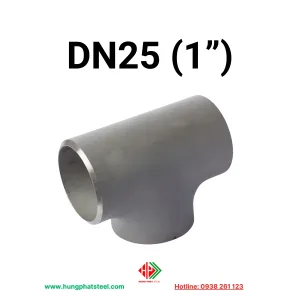 Tê hàn inox DN25 (D34)