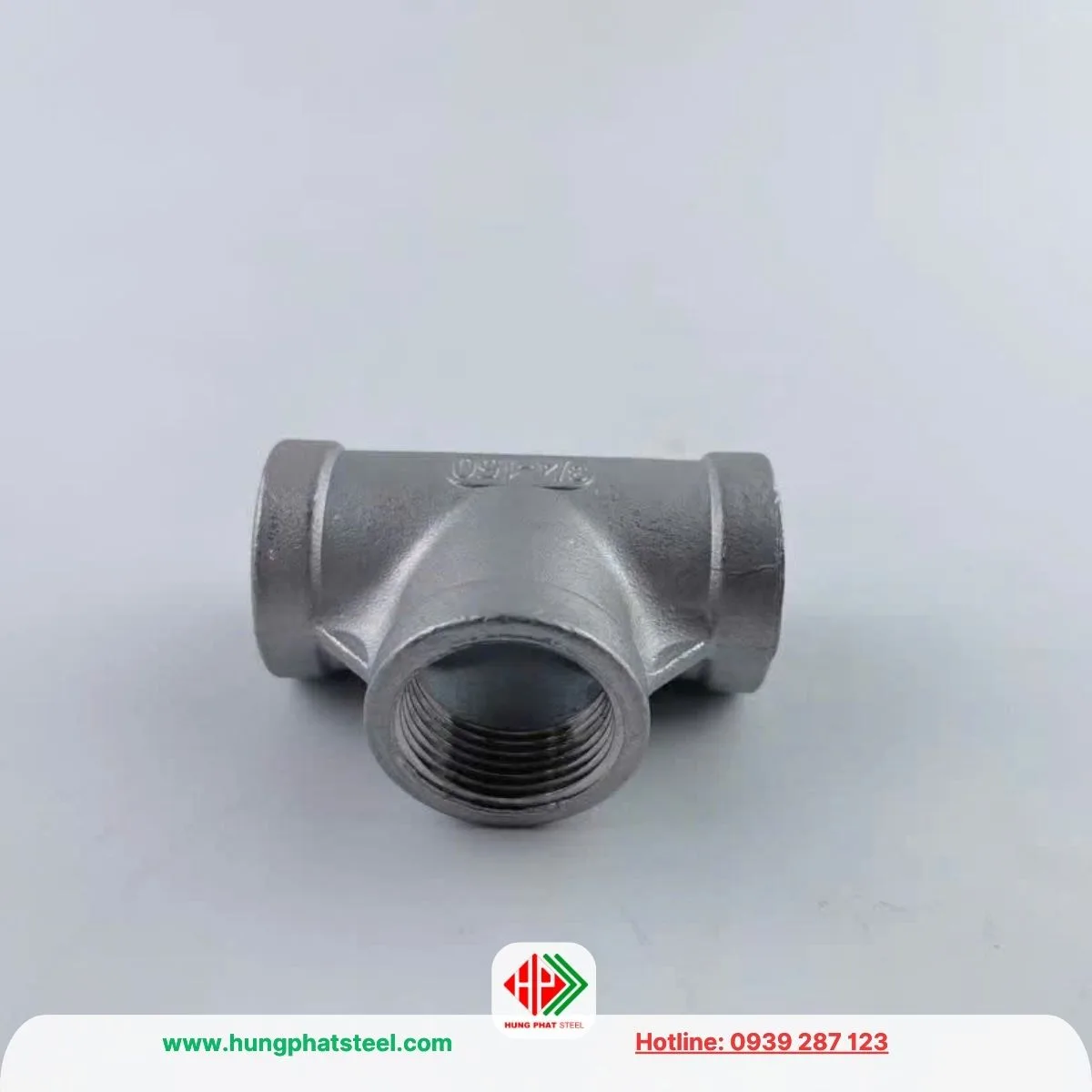 Tê ren INOX DN20 (D27)