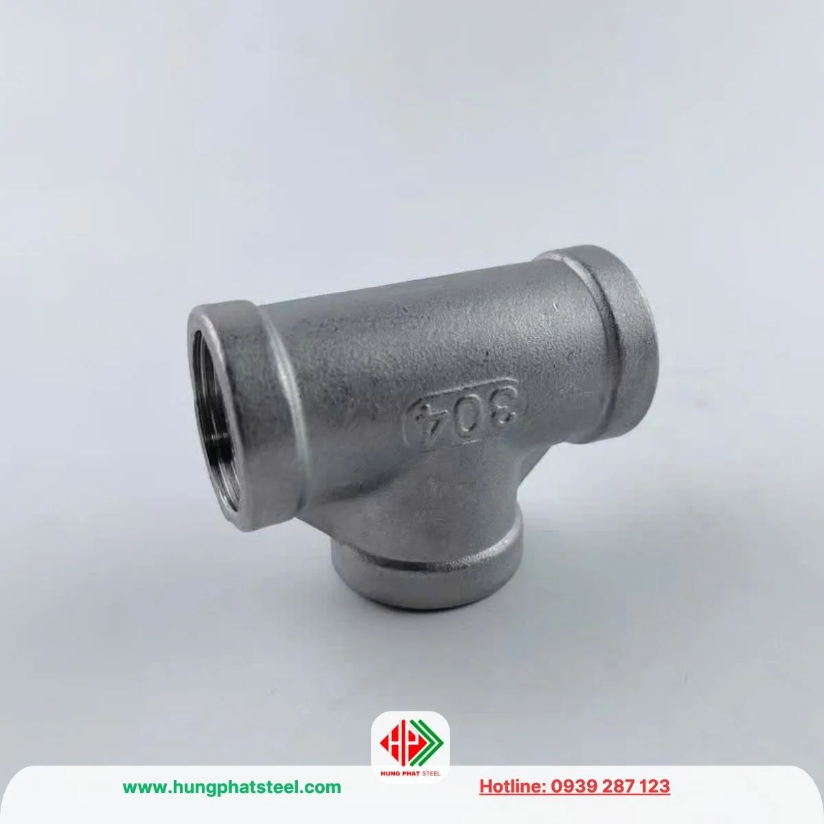 Tê ren INOX DN20 (D27)
