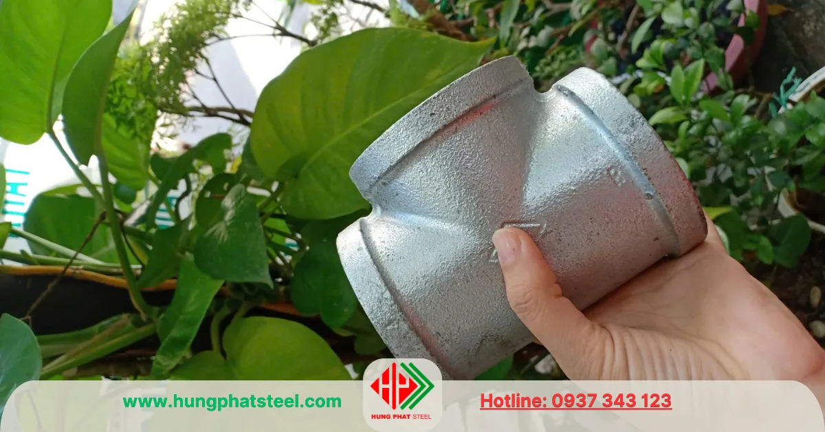 Tê ren mạ kẽm DN100 (D114)