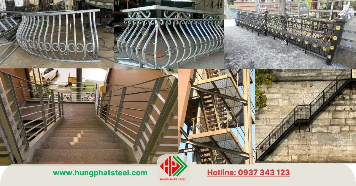 Thép Hộp Làm Cầu Thang, Lan Can, Nên Chọn Loại Nào