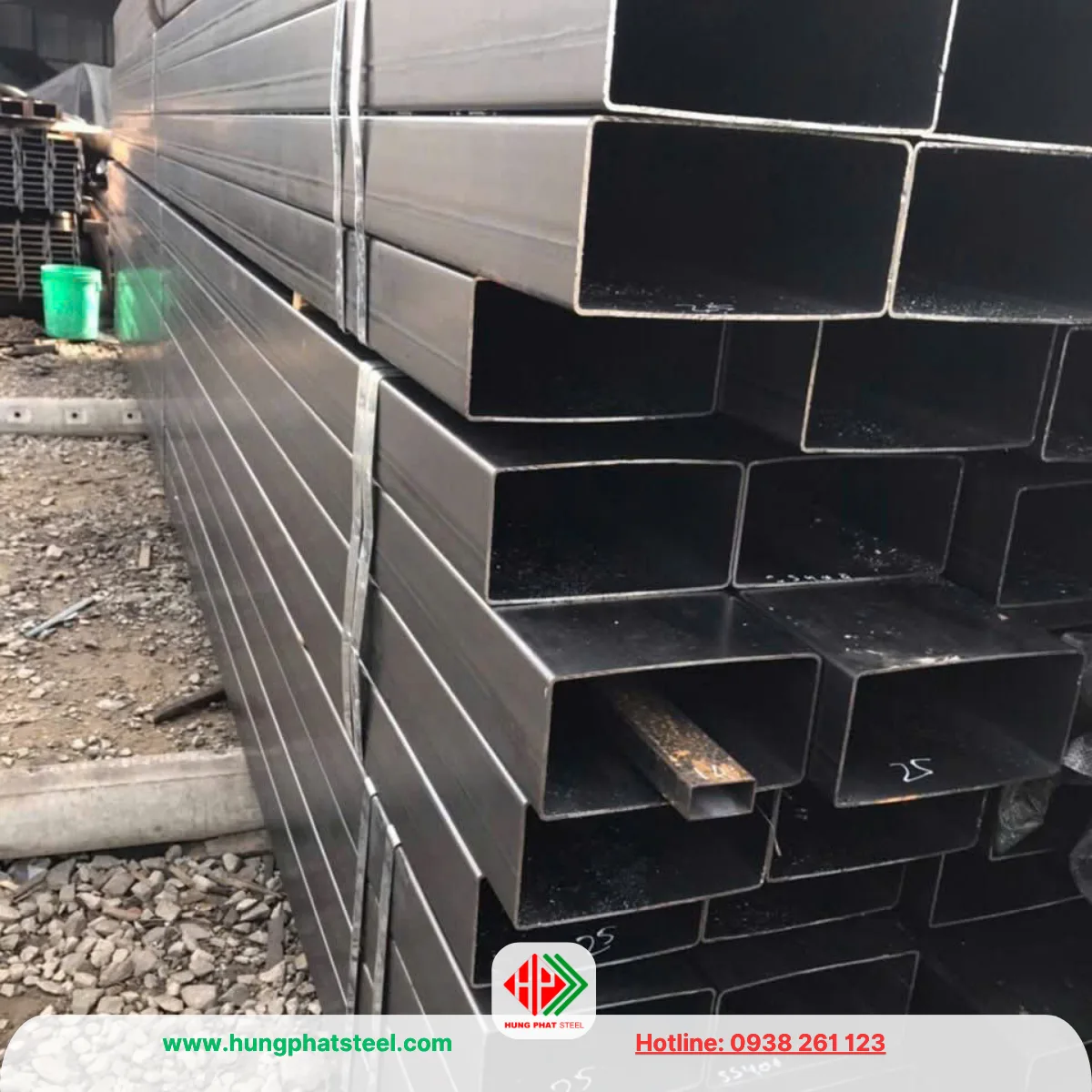 Thép hộp Hòa Phát 100x200