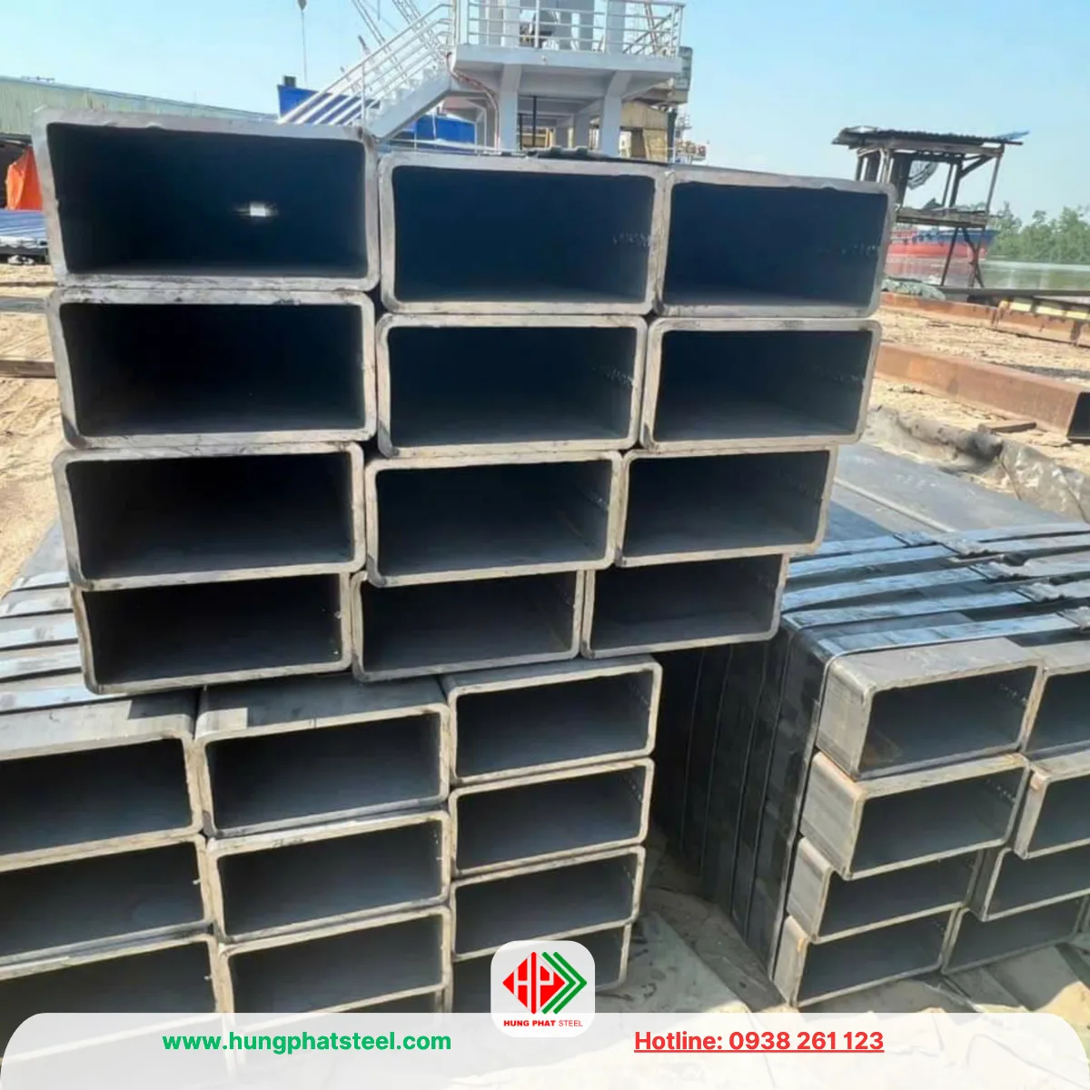 Thép hộp Hòa Phát 100x200