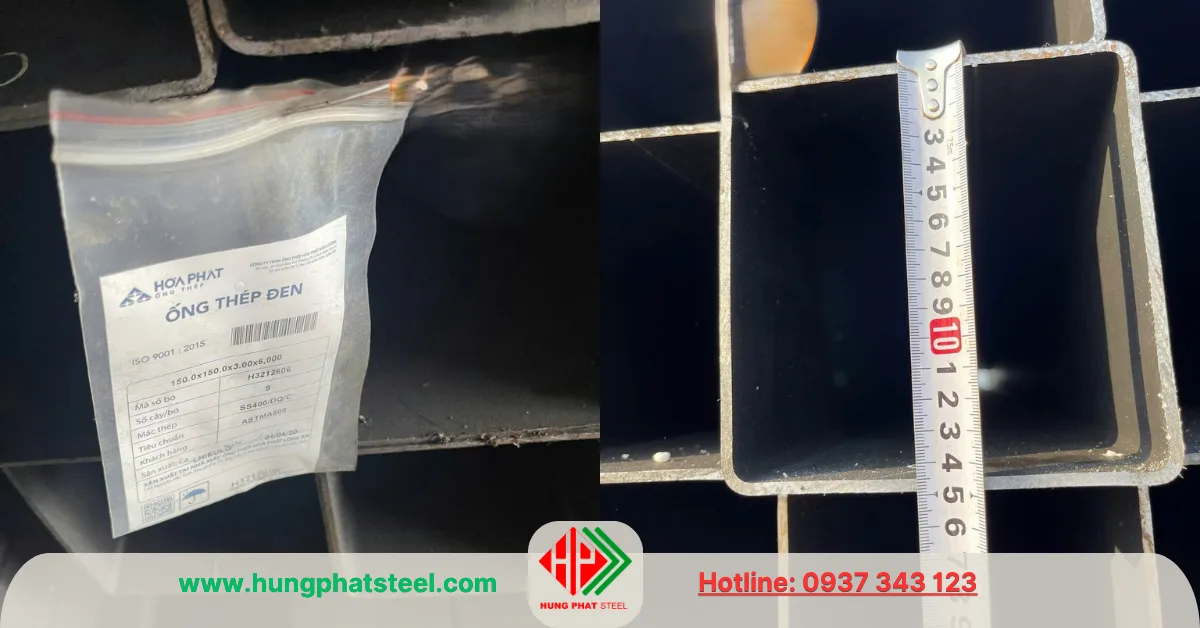 Thép hộp Hòa Phát 150x150