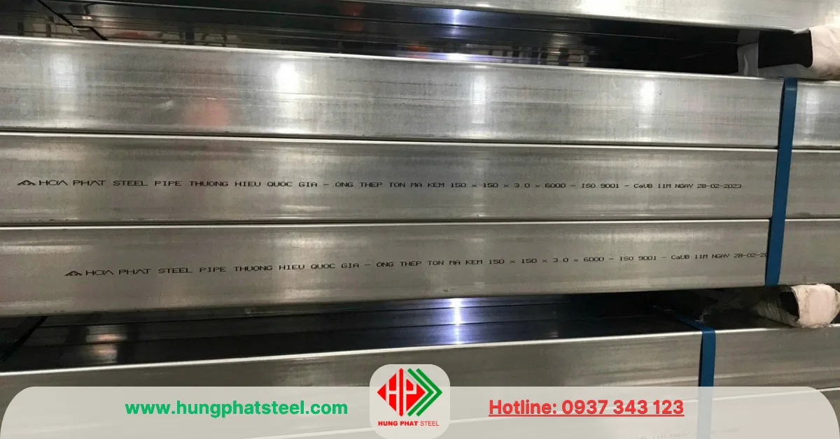 Thép hộp Hòa Phát 150x150